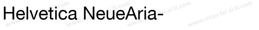 Helvetica NeueAria字体转换